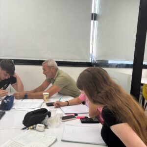 הנדסה אנליטית 3 - מציאת משוואת ישר לפי נקודה ושיפוע.